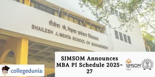 SJMSOM Announces MBA PI Schedule 2025-27; Check Latest Dates Here
